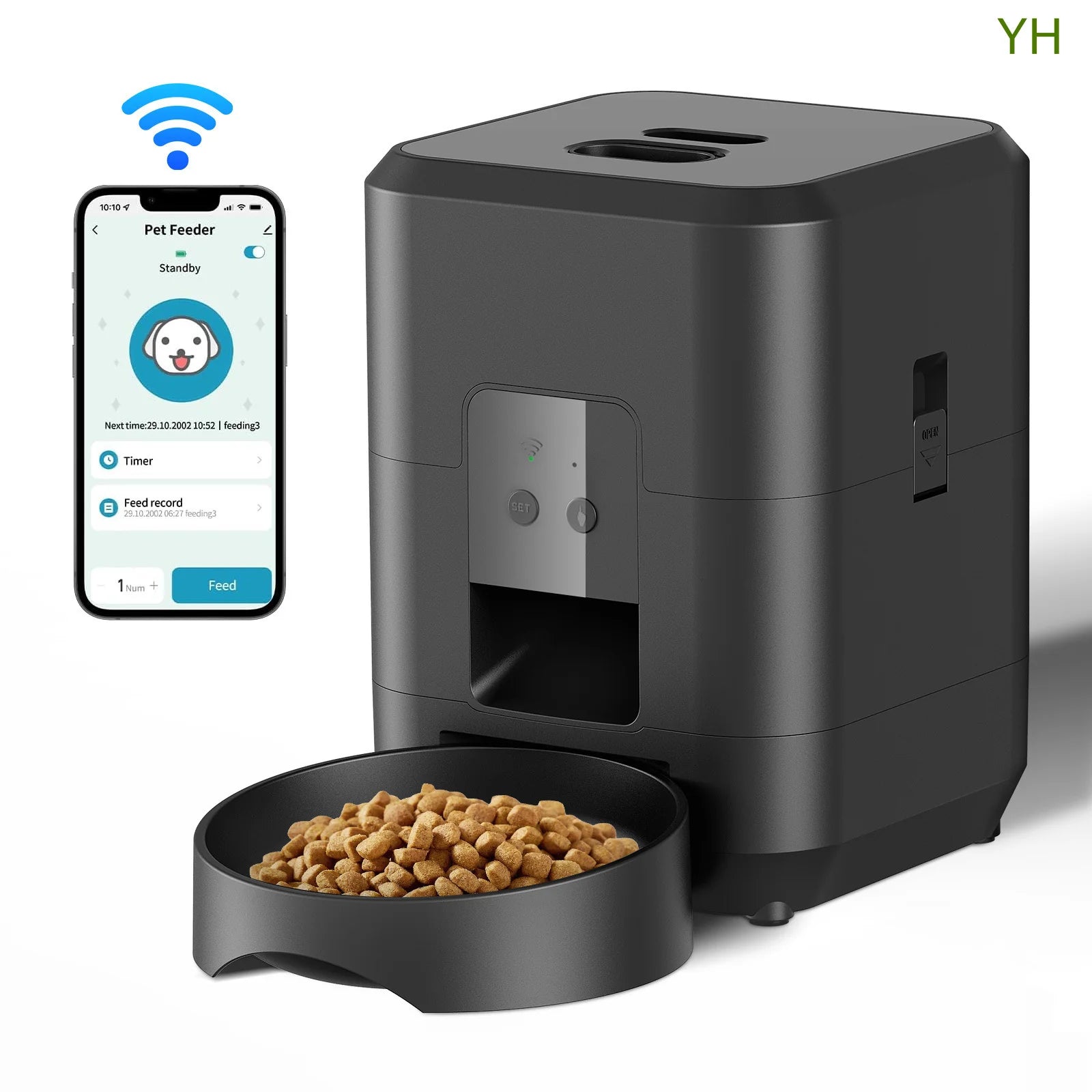 Petch Paws Intelligent Timing Quantitative Remote Automatic Pet Feeder