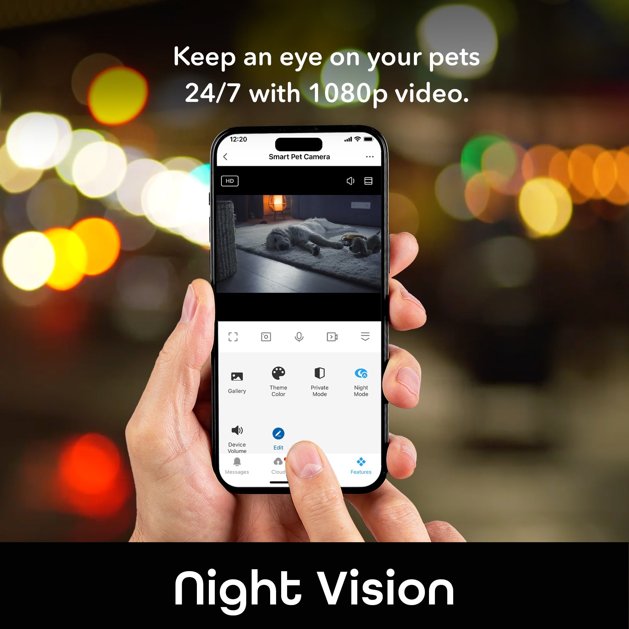 6L Smart Pet Feeder with Camera, 1080P HD