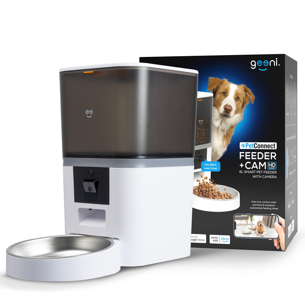 6L Smart Pet Feeder with Camera, 1080P HD